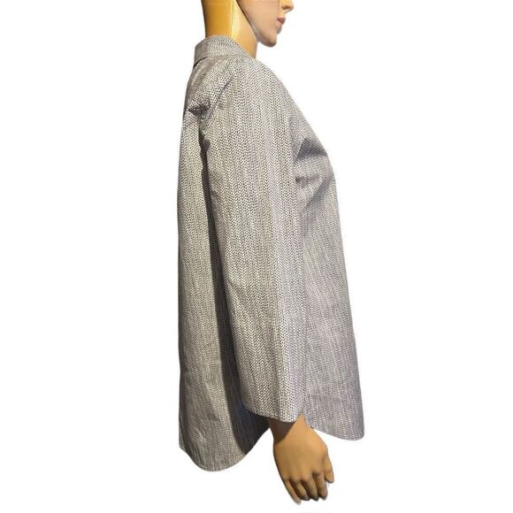 Lafayette 148 sz M cuff or not blouse - Picture 3 of 8